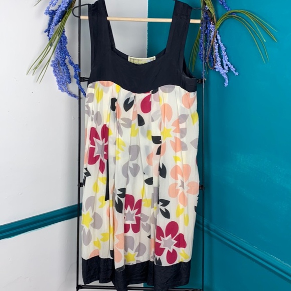 Johnny Was graphic print flowy dress